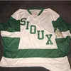 Nikivip Vintage 1959 Retro North Dakota Fighting Sioux Hockey Jersey Hafted Dostosowanie dowolnego numeru i koszul