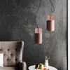 Lampy wiszące nordyckie światło przemysłowe nowoczesne design marmur Lamble Lamble do salonu wystrój sypialnia bar E27 oświetlenie Luminaire