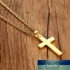 Classico Cross Uomo Collana pendente Collana Moda Acciaio inox Larghezza Catena Catena Collana per Uomo Gioielli Regalo Prezzo di fabbrica Prezzo di fabbrica Esperto Qualità Ultimo stile originale