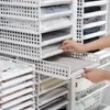 Förvaringspåsar Avtagbar garderob Arrangör Klädkorg Multi-Layer Staplable Hylla Arrangörer Organizadores Zakjes Cricut