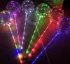 BOBO Ball led stringa di luce per palloncini trasparente per la decorazione domestica della festa nuziale di Halloween di Natale con batterie