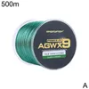 Braid Line 9 Weaving 500 Meters Fishing Fine Pulling Strong Gear Main E1f7