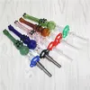 14mm Quartz Dab Straw Tips For Smoking Mini Nectar Kits Terp Slurper Banger Nails Glass Water Bongs Pipes dabber tools