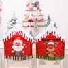 Chair Covers 2022 Santa Claus Hat Cover Christmas Decorations For Home Table Chairs Party Ornaments Xmas Gift