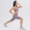 L-107 Yoga outfits sport bh hög nacke triangel ihålig vacker rygg samlad chockproof toppar sexig underkläder fitness dancing tank top kvinnor bh