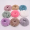 Coleta titular Scrunchy bandas elásticas para el cabello Loop Headwear felpa pelo Scrunchies diadema accesorios niña regalo