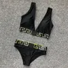Summer Women Swims Bikini Set Two-Piece Tee One-Piece Baddr￤kter Sexig solid f￤rg Split Womens Swimsuit