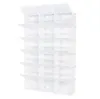 Storage Holders & Racks 12-Tier Portable 72 Pair Shoe Rack Organizer 36 Grids Tower Shelf Storage Cabinet Stand Expandable for Heels Boots Slippers White