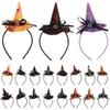 Halloween Witch Party Headband Unique Design Headband Mini Pointy Witch Hat Hair Hoop Hairband Accessories Cosplay Party Decor