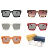 Высококачественные женские солнцезащитные очки 96006 Роскошные модные мужские солнцезащитные очки УФ-защита для мужчин Дизайнерские очки Градиент Металлический шарнир для глаз женские очки с коробками