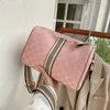 Diário BagClássico Sacos Crossbody para Mulheres Largo Strap Barril Bolsas De Ombro Casuais Alta Qualidade Bolsas De Lona Mulheres Lona Grande Satchel