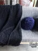 Coperte 13 color a mano grossa a maglia con filato spesso filato woollike poliestere inverno inverno morbido lancio caloroso Drop1795846