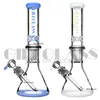 15 '' Tall ZOB 8 Arm Tree Percolator Bongs plataformas petroleras Heady Big Bong pipas de agua para fumar qaurtz banger bowl 7 mm Vaso de vidrio grueso Bong Pipe