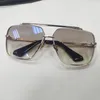 Najwyższej jakości Okulary przeciwsłoneczne Mach Sześć Dla Mężczyzn Włochy Designer Prostokąt Sunglass Metal Rama 100% Anti-UV Obiektyw Unisex Styl Letnie Okulary