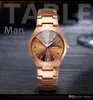 Lovers Gold Watch Fashion Quartz Clothes Watches Män avslappnad och kvinnor klär clockunisex lysande par armbandsur Waterproof238s