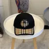 ファッションアクセサリー3彩縞模様のメンズデザイナーサンレターミシン野球キャップ帽子パッチワークボールキャップスナップバック女性ファッション屋外カジュアルスポーツHiphop Hat