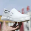 Slip-on Work Safety Schoenen Mannen Lichtgewicht Ademend Zacht Comfortabel Stalen Teen Antistatisch Licht 211217