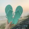 Japońskie Tkane Klapki Damskie Grube Soft Soft Beach Shoes Student T-Slip Slip Flat Elastyczne Sandały Wodoodporne