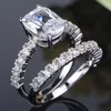 Wedding Rings European And American Lovers Ring Fashion Zircon Engagement Girlfriend Couples Buddhist Monastic Discipline5946188