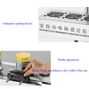 Glass Plastic Bottle Continuous Aluminum Foil Sealing Machine Electromagnetic Induction Sealer