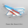 Creative Airplane Led Ceiling Light For Kid Room Children's Studyroom Modern Lights AC110V 220V Lamp