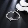 Kvinnors sterling silverpläterad träd av liv hänge charm armband gssb574 mode 925 silverplatta smycken armband247s