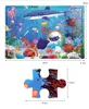 100-częściowy drewniany puzzle gry zabawki dla dzieci Cartoon dzieci Wczesne edukacyjne DIY Puzzle Baby Gifts M3610