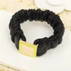 Hair Clips & Barrettes Black Real Leather Statement Square Jewelry Fashion Hairpin Gold Color For Women Girls Hairwear