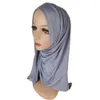 원피스 Amira 회교도 여성용 준비 instand hijab headscarf 커버 모자 숄 모자 스카프 머리 랩 터번 이슬람 Niqab