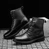 Boots Hightop f￶r lyxig fritid Causal High Loafers sport Masculino Casual Sneakers Black Mens Spring Fashion Sapato