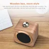 Q1B Mini Portable Speakers Wooden Bluetooth Speaker Wireless Handsfree Support TWS Audio Player for MP3 Tablet PC