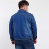 Oversize 5XL 6XL 8XL Men Jean Jacket Spring Winter Classic Casual Denim Jackets Fashion Hip Hop Streetwear Fat Coat 211013