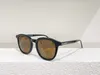 Pax Square Round Sunglasses 816クリスタル/ブラックレンズメンサングラスグラスシェードUV400保護