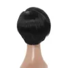 Pełna maszyna Brak Koronki Przód Huamn Włosy Peruki Rihana Wiosna Sprzedaż Dziewiczy Brazylijski Krótki Pixie Humanhair Cut Pot Wig Dla Czarnych Kobiet