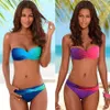 Bikinis kvinnor baddräkt kvinnlig simning slitage retro sexig sommar push up bikini set strand baddräkter Biquini