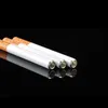 Cigarette Shaped Tobacco Smoking Pipe 78mm&55mm Length 100 Pcs/lot Aluminium Alloy Material Colorful Portable Mini Hand Snuff Tube One Hitter Bat VS Water Pipes Bong