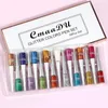 CmaaDu Ultimate Professional Flüssig-Eyeliner, 16 Farben, bunt, glitzernd, glänzend, Lidschatten, wasserfest, langlebig