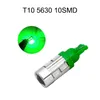 50 sztuk Green T10 12 V W5W 5630 10SMD Klin LED Car Carbs na 192 168 194 2825 Lampy rozliczeniowe Lampki Lights Lights