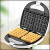 Bakeware Kitchen, Dining Bar Home Gardenelectric Waffles Maker Iron Sandwich Hine Bubble Egg Cake Oven Walnut Breakfast Waffle Us Plug Bak Bak