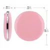 Portable Fold LED Makeup Mini Circular Cosmetic Compact Travel Mirror Uppladdningsbar USB-laddningsverktyg DearBeauty