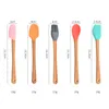 5 Adet Mini Silikon Spatula Kazıyıcı Basting Fırça Kaşık Aracı Pişirme Için Karıştırma Yapışmaz Tencere Mutfak Eşyaları BPA Ücretsiz Pişirme Pasta Araçları FY4655 BS14