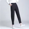 Streetwear Yaz kadın Pantolon Kadın Yüksek Bel Elastik Gevşek Harem Capris Kadınlar için Pantolon Kadın Artı Boyutu 4XL 210608