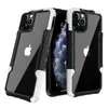 Coques transparentes robustes pour iPhone 13 12 11 Pro max xr xs 7G 8G Plus Samsung A02S A02 M02 A12 A32 A52 A72 Housse de protection antichoc pour téléphone 3 en 1