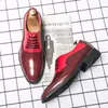 2021 Moda Moda Mieszane Kolory Skórzane Mieszkania Oxford Bullock Buty Dla Mężczyzn Casual Formalna Sukienka Ślubna Sapatos Tenis Masculino