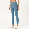 32 VFU Women Fitness Athletic Solid Yoga Outfit Suit Pants High Tase Sports Hodowla Hips Gym Zużycie Legginsy Elastyczne trening Sol6506007