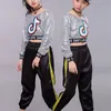Yeni Çocuk Modern Caz Dans Hip Hop Kostüm Erkek Kız Payetli Pilmen Performans Giysi Sahne Giyim