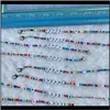 Party Favor Colorful Beads Mask Rope English Alphabet Sunglasses Lanyard Holder Straps Cords Reading Glasses Chain Fashion L6Dbs Bw6Pz