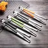 Stainless Steel BBQ Tongs Barbecue Grill Kitchen Accessories Tools Food Clip Ice Tong Meat Salad Toast Bread Clamp 25.5x2cm WMQ1150