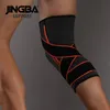 Knie pads elleboog 1 paar sport nylon compressie brace huls voor basketbal fitness beschermer druppel