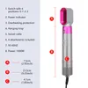 AC110220V 5 In 1 Multi Function One Step Hair Dryer Comb Hairs Curling Irons Styling Straightener Curler Electric Air Iron Wand B4493342